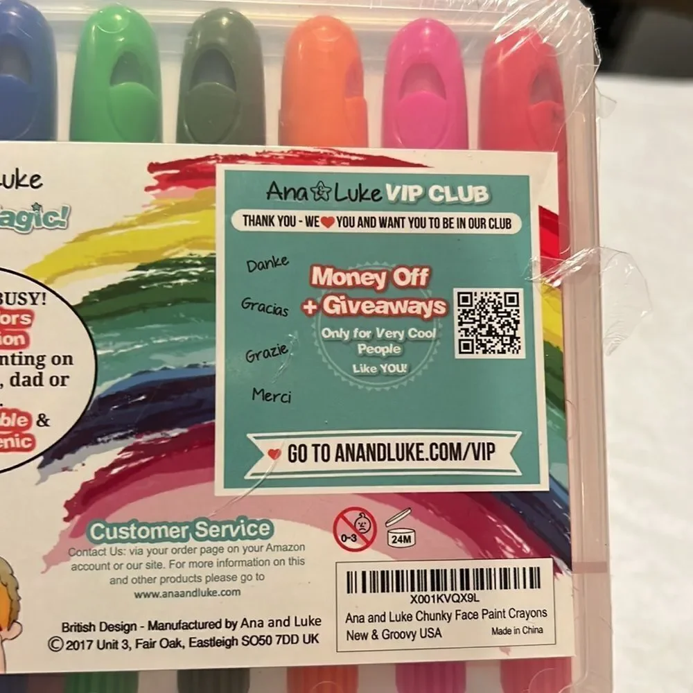 Face paint crayons 🖍 set